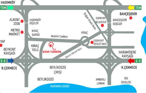Esenyurt Star Towers satılık daire!