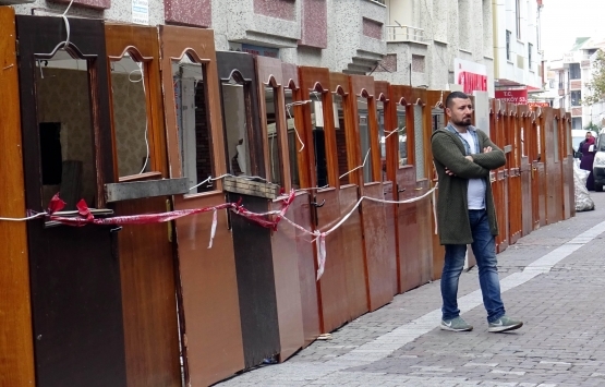 Avcılar da riskli binada kapılı önlem!