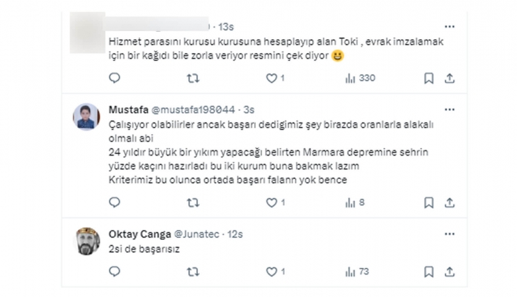 İstanbul da TOKİ mi başarılı KİPTAŞ mı? Tebernüş Kireçci sordu, vatandaş yanıtladı!