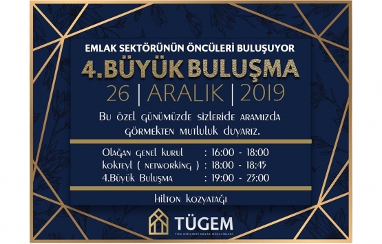 TÜGEM emlak sektörünün vizyoner girişimcileriyle buluşacak!
