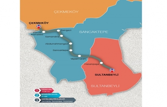 Çekmeköy-Sancaktepe-Sultanbeyli Metro Hattı nereden geçecek?