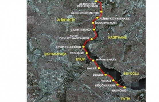 Eminönü-Alibeyköy hattı 2020 yılının sonunda açılacak!