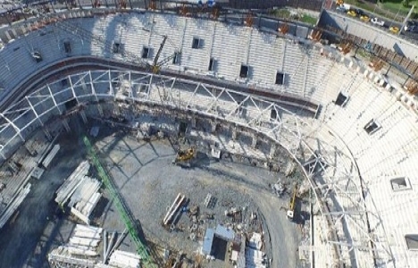Vodafone Arena nın çatı iskeleti kaldırılıyor!
