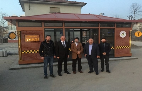 Düzceli taksiciler modern yazıhanelere kavuşuyor!