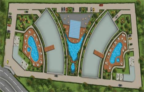 Şenkaya İnşaat Blue Planet Kurtköy vaziyet planı!