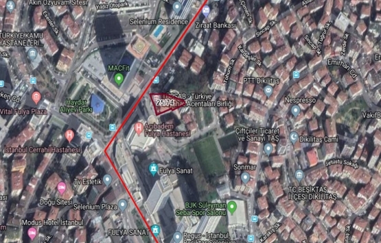 TÜRSAB ın Beşiktaş genel merkez binası 100 milyon TL ye icradan satışta!