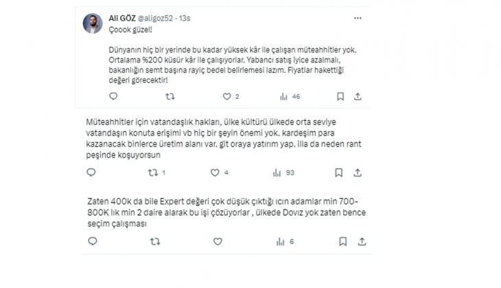 Yabancıya konut satışında alt limitin 600 bin dolara yükseltilmesine vatandaşlar ne dedi? 