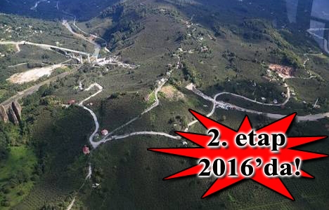 Karadeniz-Akdeniz Yolu Projesi'nin 1. etabı tamamlandı!