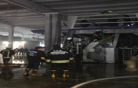 Gaziantep'te halı fabrikasında yangın çıktı!