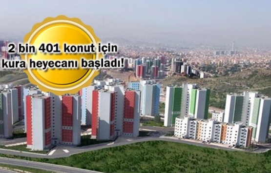 TOKİ Ankara Sincan Saraycık 2019 kura çekilişi yarın!