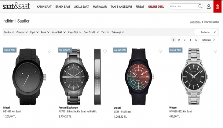 İster kullan ister hediye et! Saat&Saat ten online mağazaya özel süper fiyatlar. İşte 18 Eylül 2022 fiyat listesi