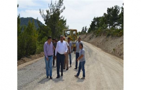 Antalya Manavgat'ta 32 kilometrelik yola asfalt!