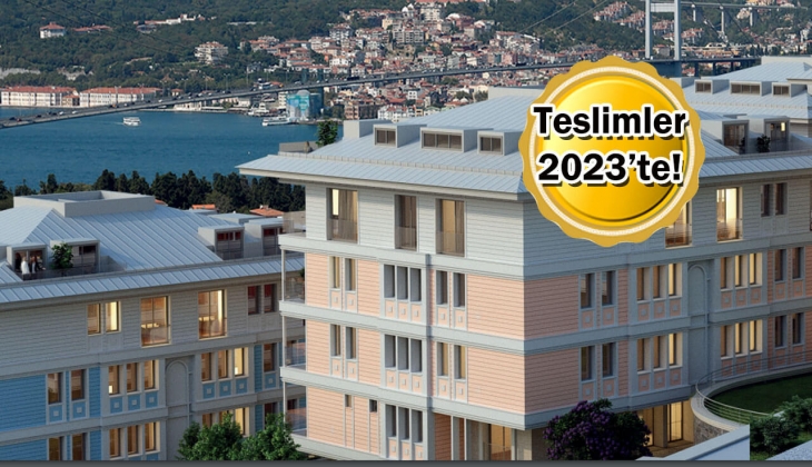 Antteras Nev satışta! İstanbul Boğazı'na komşu 54 yeni konut geliyor! 