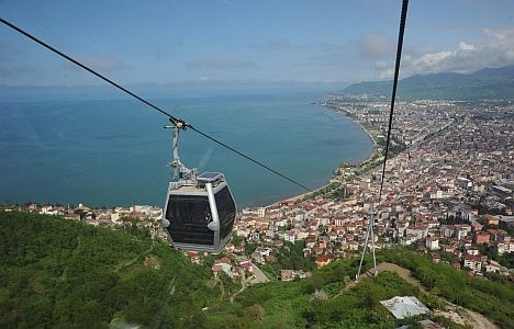 Ordu Boztepe'ye teleferikle 3 milyona yakın yolcu taşındı!