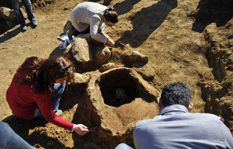 Bodrum'da tarihi mezar bulundu!