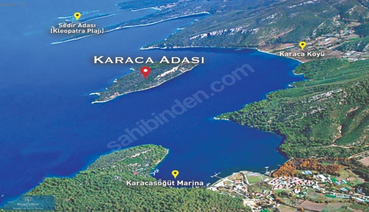 Gizemli iş adamı Marmaris in en gözde adasının satış fiyatına zam yaptı