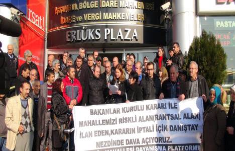 Gaziosmanpaşa Sarıgöl sakinleri 'riskli alan' kararına dava açtı!