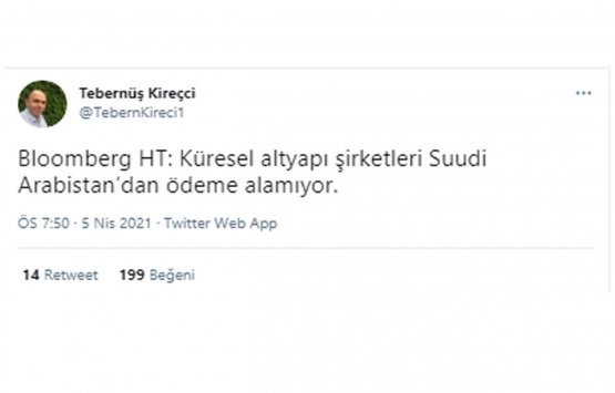 Suudi Arabistan ulaşım projelerini yapan firmaların borçlarını ödemiyor!