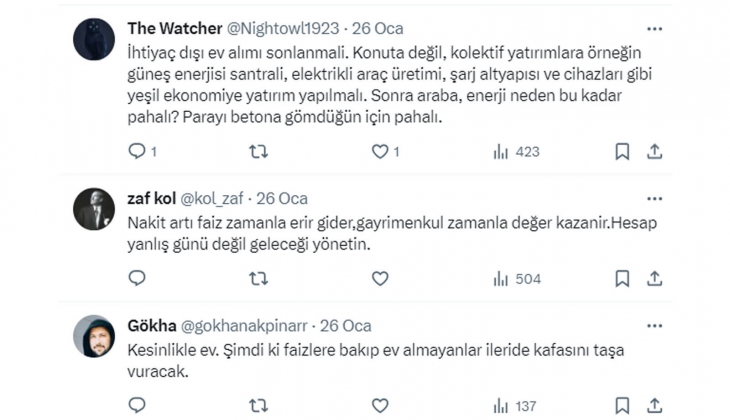 2 milyon TL paranız olsa 15 bin TL kira getirili ev mi alırsınız, aylık 60 bin TL getirili faize mi yatırırsınız?