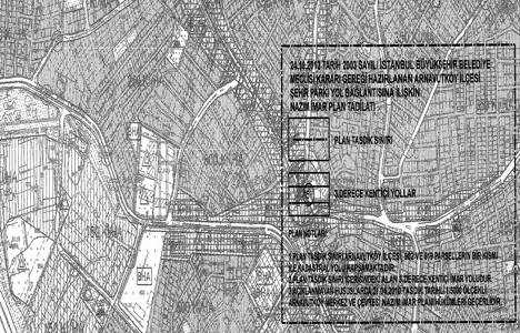 Arnavutköy Şehir Parkı ile Mehmet Akif Caddesi yol bağlantısının imar planı askıda! 