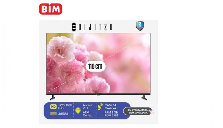 Televizyon BİM’den alınır! Bu fiyat başka yerde yok! İşte 27 Eylül 2022 fiyat listesi…