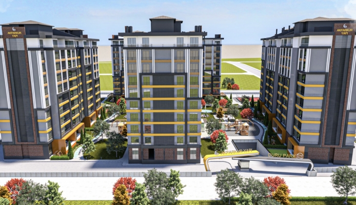 Duru Park'ta yüzde 30 peşinat ve 18 ay vadeyle! Yeni proje!