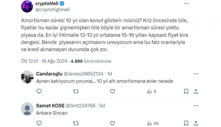 Analistten, ev sahibi olmak isteyenleri ilgilendiren açıklama: Ağustos-eylül gibi bu işi halledin, gidin evinizi alın!