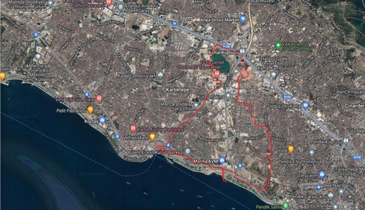 ÖİB nin Kartal arsası için en yüksek rakam Vera Konsept GYO dan! 