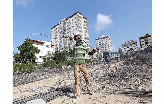 Katar ın Gazze de inşa edeceği Hamed bin Casim Hastanesi nin temeli atıldı!