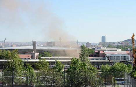 Ankara'da doğalgaz borusu patladı!