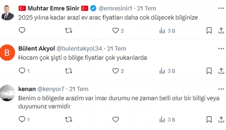 Kanal İstanbul çevresindeki arazilerin fiyatları düşüyor! Satmayın, tufaya düşmeyin! 