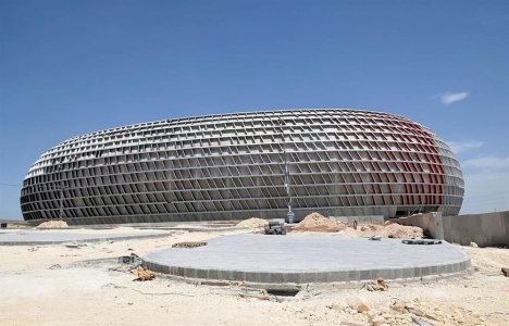 GAP Arena'da çim serme işlemi başladı!