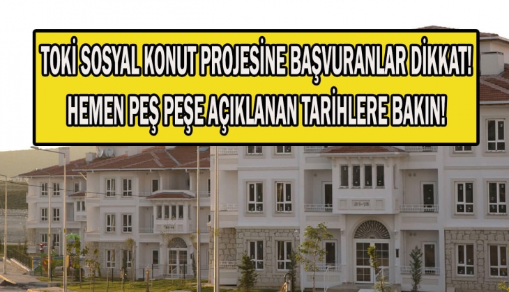 TOKİ yeni kura tarihleri il il duyuruldu! 30 Ocak-8 Şubat kuraları peş peşe hangi illerde çekilecek? Şimdi takvime bakın