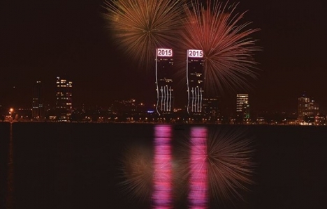 Folkart Towers'ta ilk yılbaşı partisi gerçekleşti!