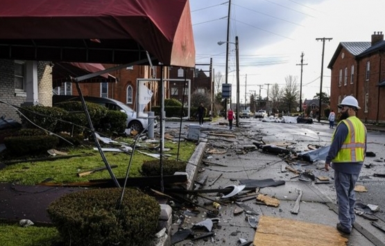 ABD deki hortumda yüzlerce kişi evsiz kaldı!