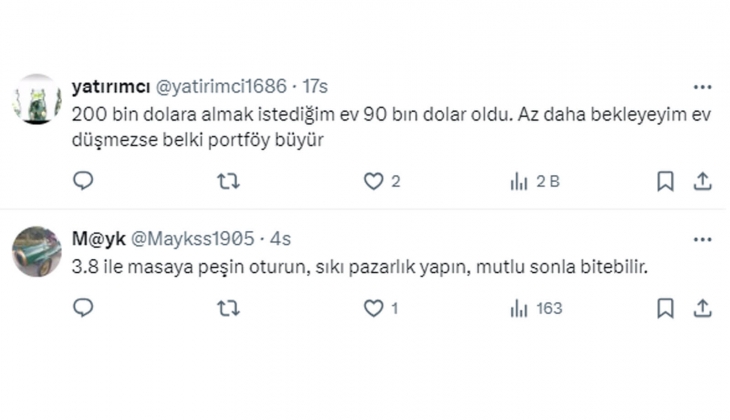 İlan sitelerinde konut fiyatları düşüyor mu? İşte o hesap!