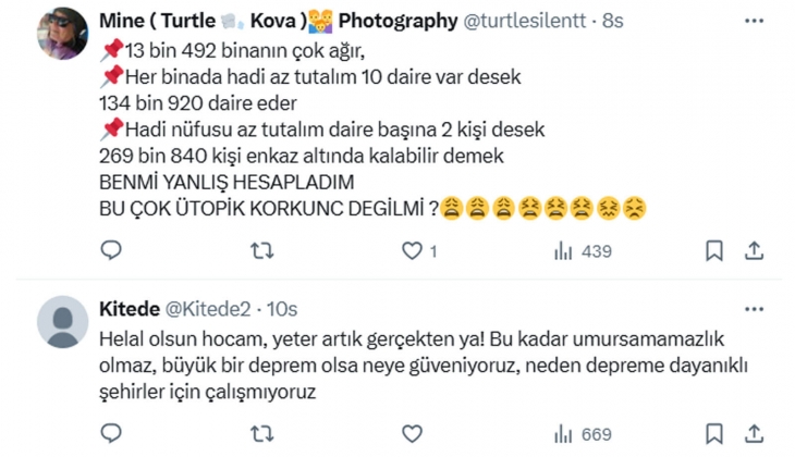 İstanbul da 7.5 büyüklüğünde deprem olursa, peşinden Gemlik segmentinde 6,5 lik ana artçı şok olacak!