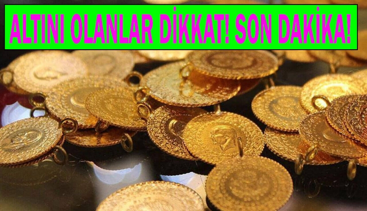 Gram altın, çeyrek altın fiyatlarında deprem! 1 gram bile altını olan hemen baksın! 30 Temmuz 2022 altın fiyatları