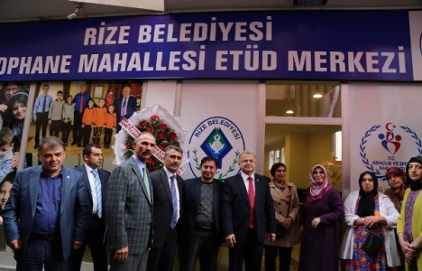 Rize Tophane'de etüt merkezi açıldı!