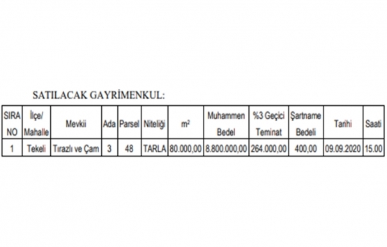 İzmir Menderes te 8.8 milyon TL ye satılık gayrimenkul!