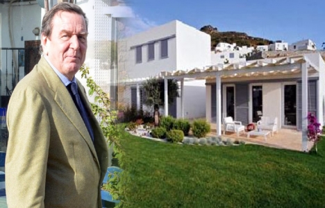 Gerhard Schröder Bodrum Gümüşlük'te 200 bin Euro'ya villa aldı!