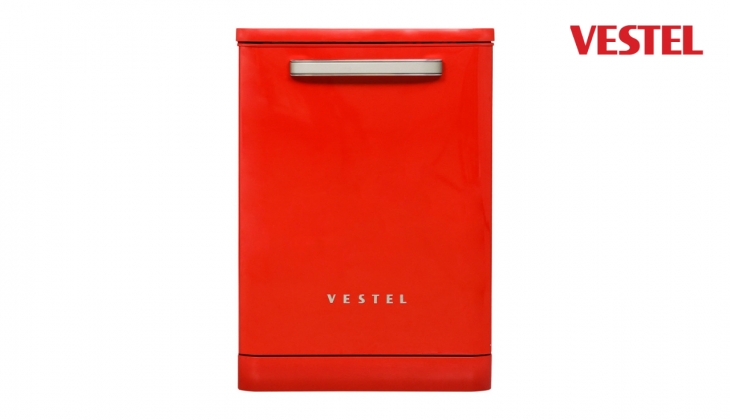 Vestel BM 5001 Retro Kırmızı 5 Programlı Bulaşık Makinesi 9.700 TL! Özellikleri neler? 20 Şubat 2023 fiyat listesi