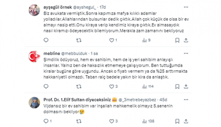 Kiracılara anket: Kiranızı rahat ödeyebiliyor musunuz yoksa mahkeme aşamasında mısınız?