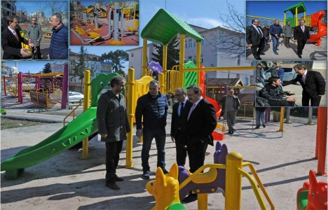 Bafra Belediyesi'nden yeni park!