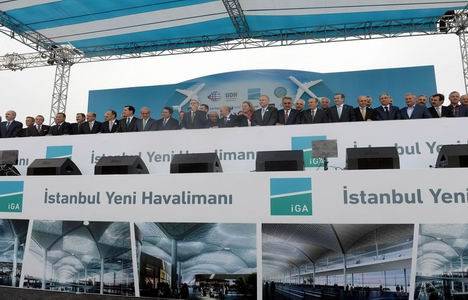 Üçüncü Havalimanı şantiyesinin kuş bakışı görünüşü!