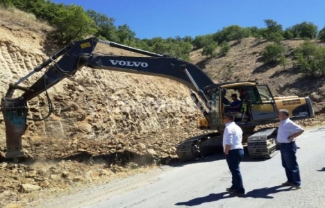 Kahramanmaraş Ekinözü'nde yollar genişletiliyor!