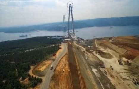 3.Köprü nün inşaatından son kareler!