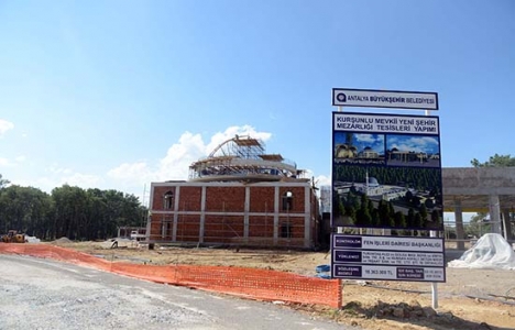 Antalya Kurşunlu Mezarlığı’na 10 milyonluk sosyal tesis!