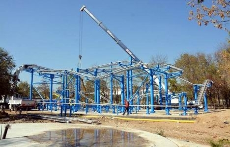 Ankapark oyuncakları kuruluyor, test ediliyor! 