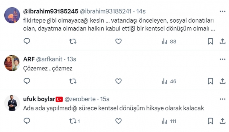 Tebernüş Kireçci sordu, vatandaş cevapladı! Nasıl bir kentsel dönüşüm uygulaması sorunları çözer?